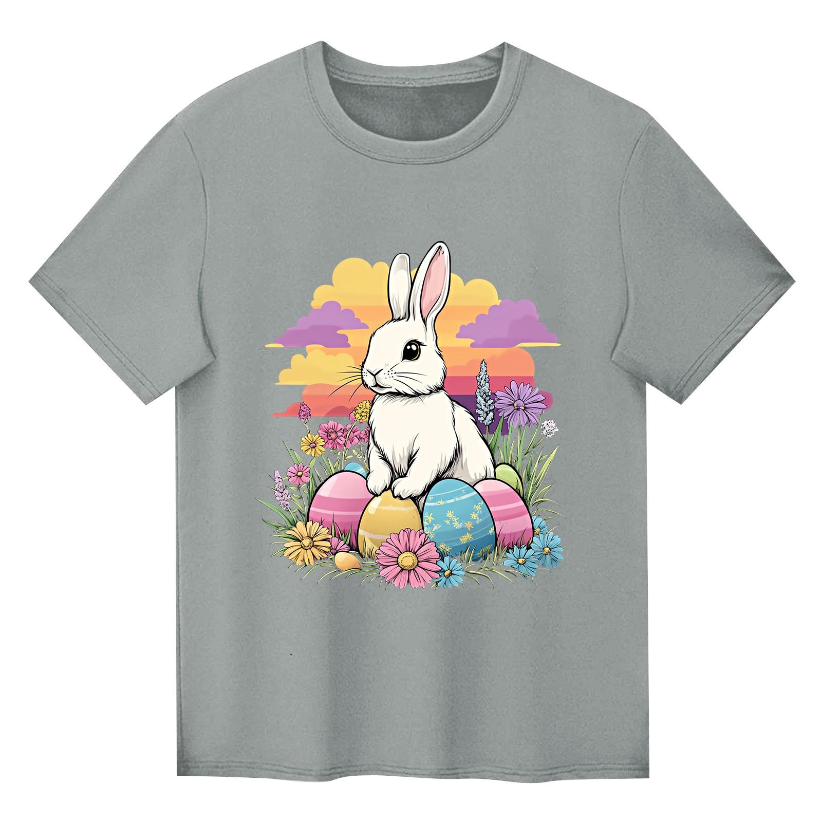 

Детский набивной короткий рукав круглый вырез повседневный удобный свободный легкий топ 140