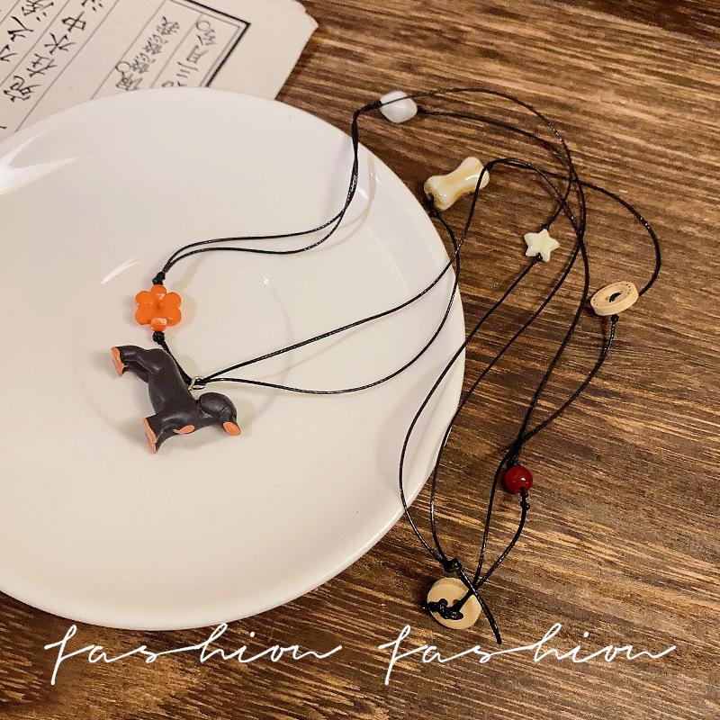 Colier Etnic Stil Ghioc de Stejar: Accesoriu de îmbrăcăminte unisex din bumbac și in țesut manual