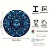 Evil Eye Mandala Metal Tin Sign Wall Art Decor for Home Bar Cafe Garage