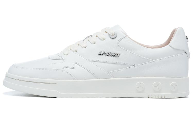 LI NING 1990 001 Rebound Cushioning Low top Skateboard Shoes Women s White ALHT026-2 37