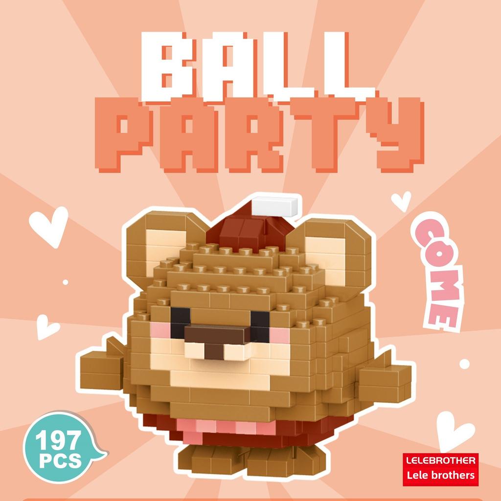 Small Animal Doll Series Micro Particle Building Block Children's Assembled Toys