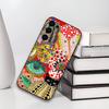 Funny Pumpkin Design Yayoi Kusama Soft Black Phone Case for Samsung S25/S24/S21/S22/S23/S30/Ultra/S20/Plus/Fe/Lite