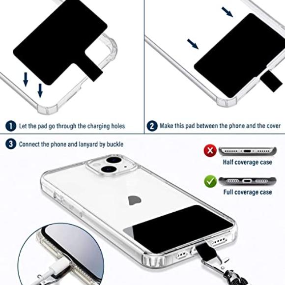 160 cm univerzální nastavitelný řemínek na šňůrku na telefon Závěsné lano pro mobilní telefon Šňůrky na krk proti ztrátě Šňůrky na krk Příslušenství k mobilním telefonům