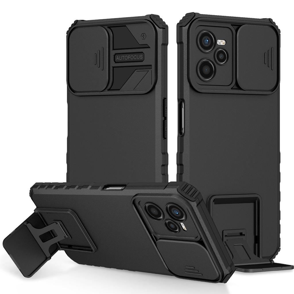 Applicable to OPPORealmeC35 mobile phone case Realme9i three-dimensional bracket A76 sliding window A74 protective case