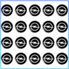 14mm Aluminum Car Remote Key Sticker Emblem Auto Accessories For Opel Astra H G J Insignia Mokka Zafira Corsa Vectra B C D
