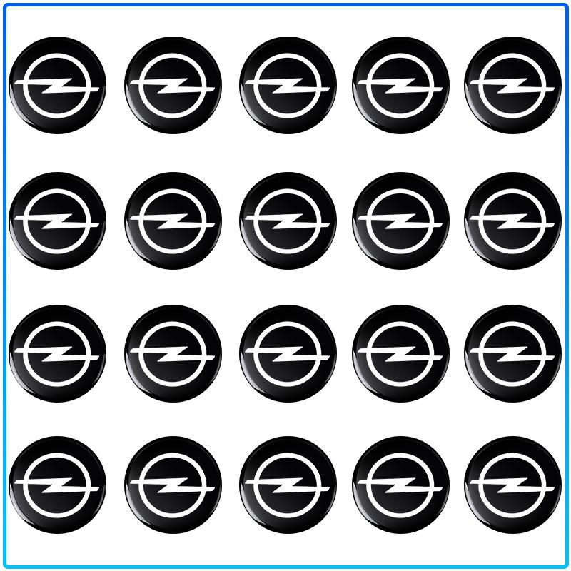 14mm Aluminum Car Remote Key Sticker Emblem Auto Accessories For Opel Astra H G J Insignia Mokka Zafira Corsa Vectra B C D