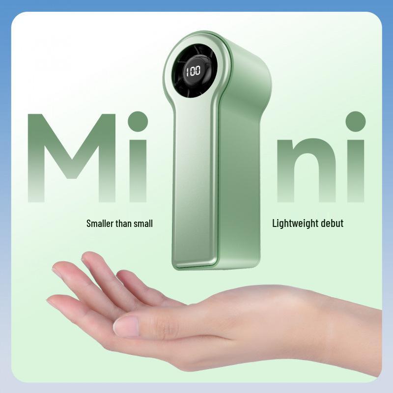 

Mini High-Speed Turbo Handheld Fan with Semiconductor Ice Pack & Digital Display PT-F63