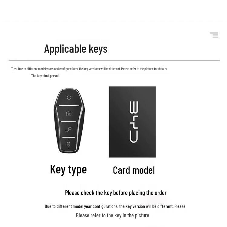 2025 BYD Qin L Beyond Edition Metal Key Cover