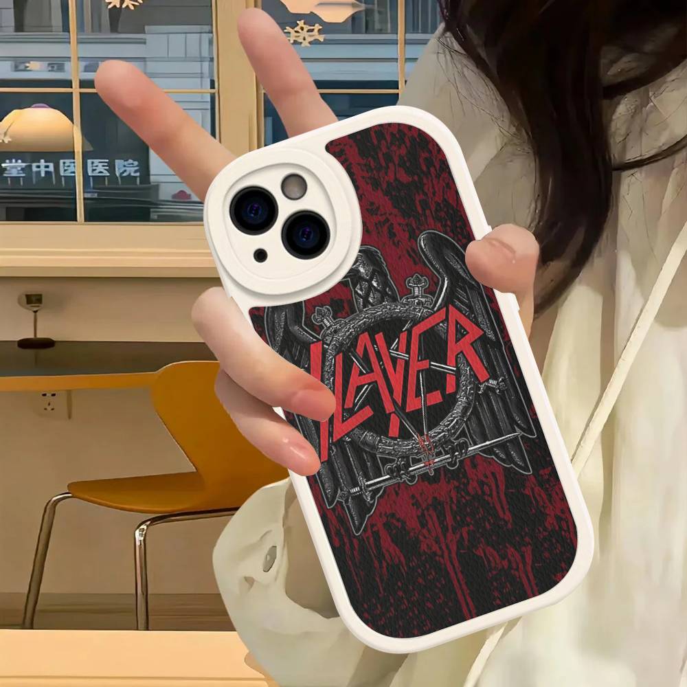 

S-Slayers Band Leather Phone Case For Iphone 16 15 14 Plus 13 12 11 Pro Max Case iphone 13pro