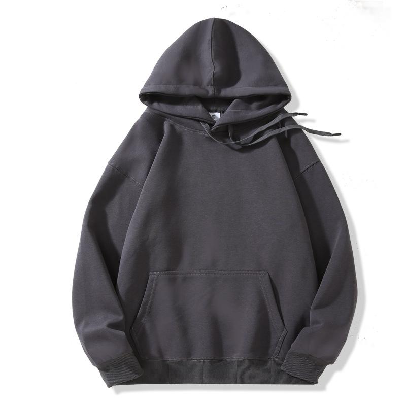 Hoodie Male Spring Autumn Loose Chinese Cotton Hoodie Pullover Coat Male Hong Kong Style Student Long Sleeve with Top Male