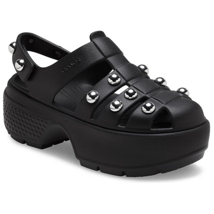 Crocs Roman EVA Sandals 5.5cm Women's Black