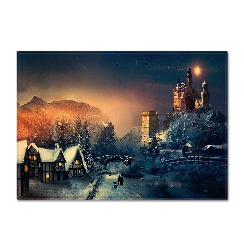 Christmas Living Room Floor Mat Bedroom Dining Room Carpet Carpet Doormat