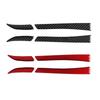 For Ford Mustang 2015- Real Carbon Fiber Rearview Mirror Cover Trim Stickers Decorations Car Exterior Accessories