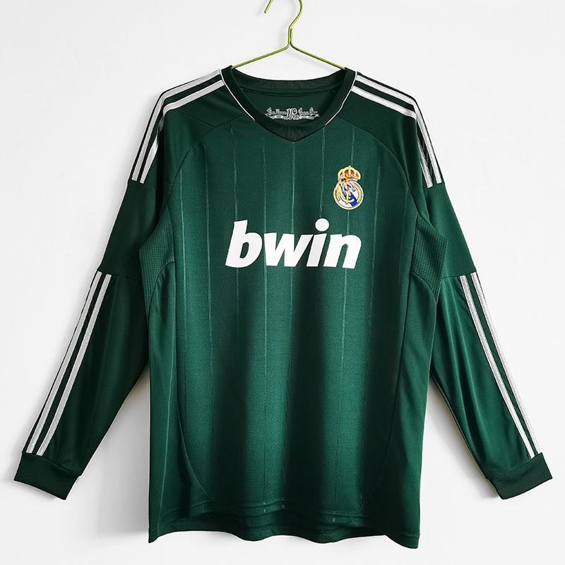 Long Sleeve Retro Football Jersey Men Classic Club National Team Style Sports Training Wear
