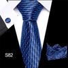 Men's Business Professionals Striped Tie Wedding Suit Accessories Polyester Tie Men