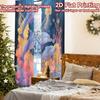 2pcs, 2D FLAT PRINTING Curtains (Without Rod) Ocean Paradise(1) Christmas holiday curtains Versatile Durable Polyester Curtains
