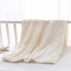 Newborn Baby Blankets Winter Double Layer Thicken Fleece Warm Swaddle Blanket Infant Bedding Soft Stroller Cover Manta Bebe