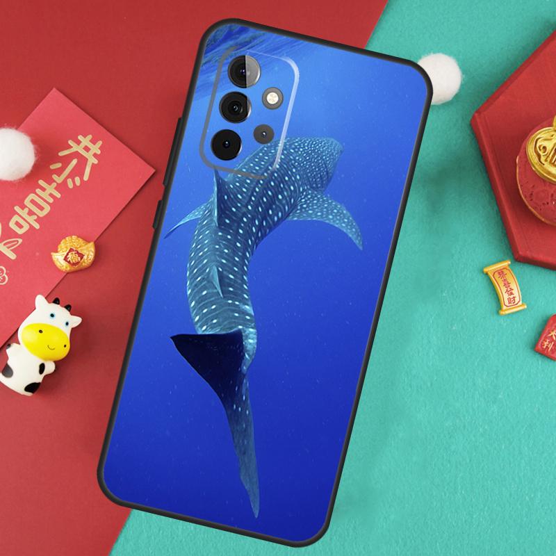 Ocean Whale Shark Swimming Case For Samsung Galaxy A55 A35 A25 A15 A14 A34 A54 A53 A33 A23 A13 A12 A52 A51 A32 Cover