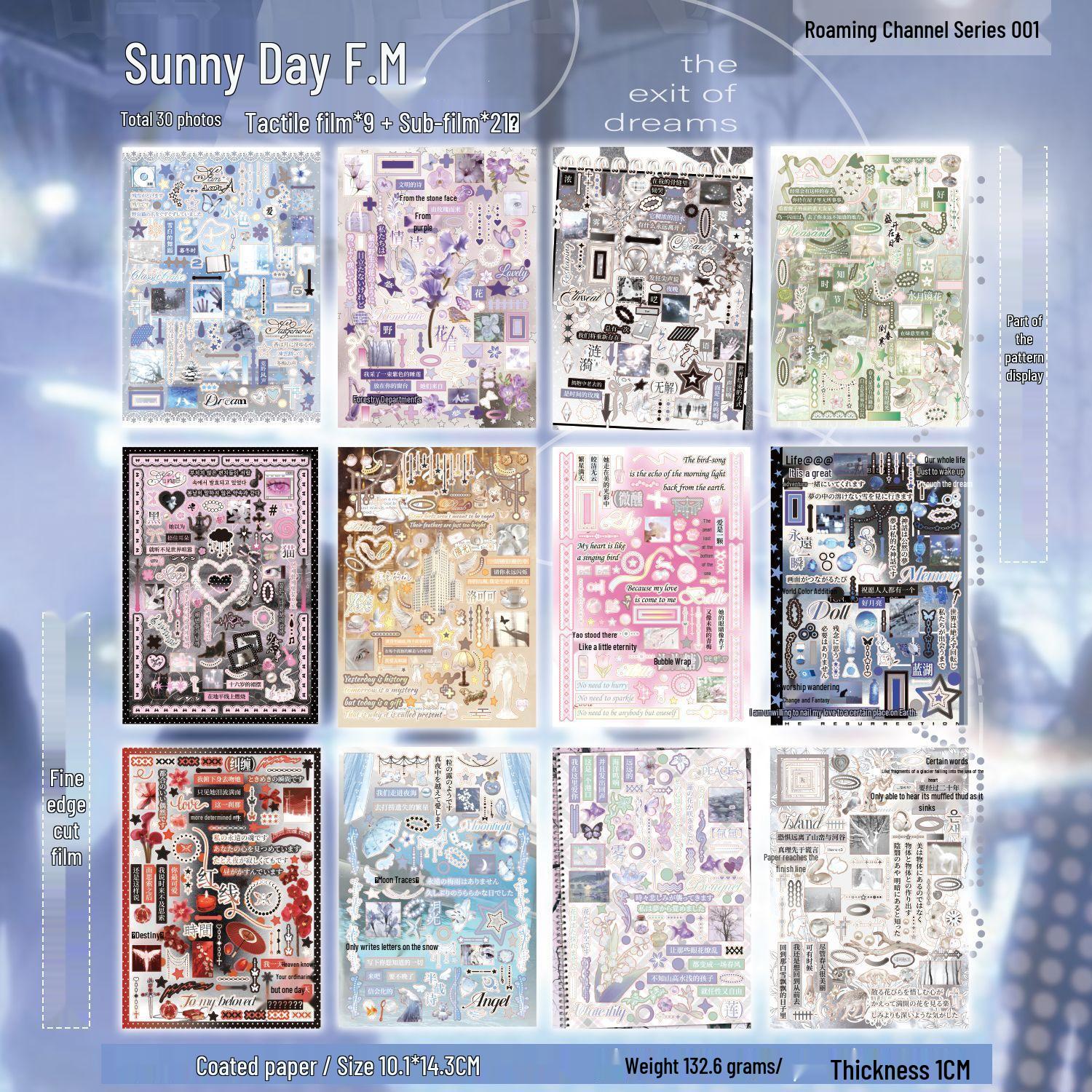 Yu Xian Dreamcore Korean Style Journal Sticker Book