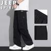 JEEP SPIRIT Herren Locker Geschnittene Gerade Bein Freizeithose Arbeitshose