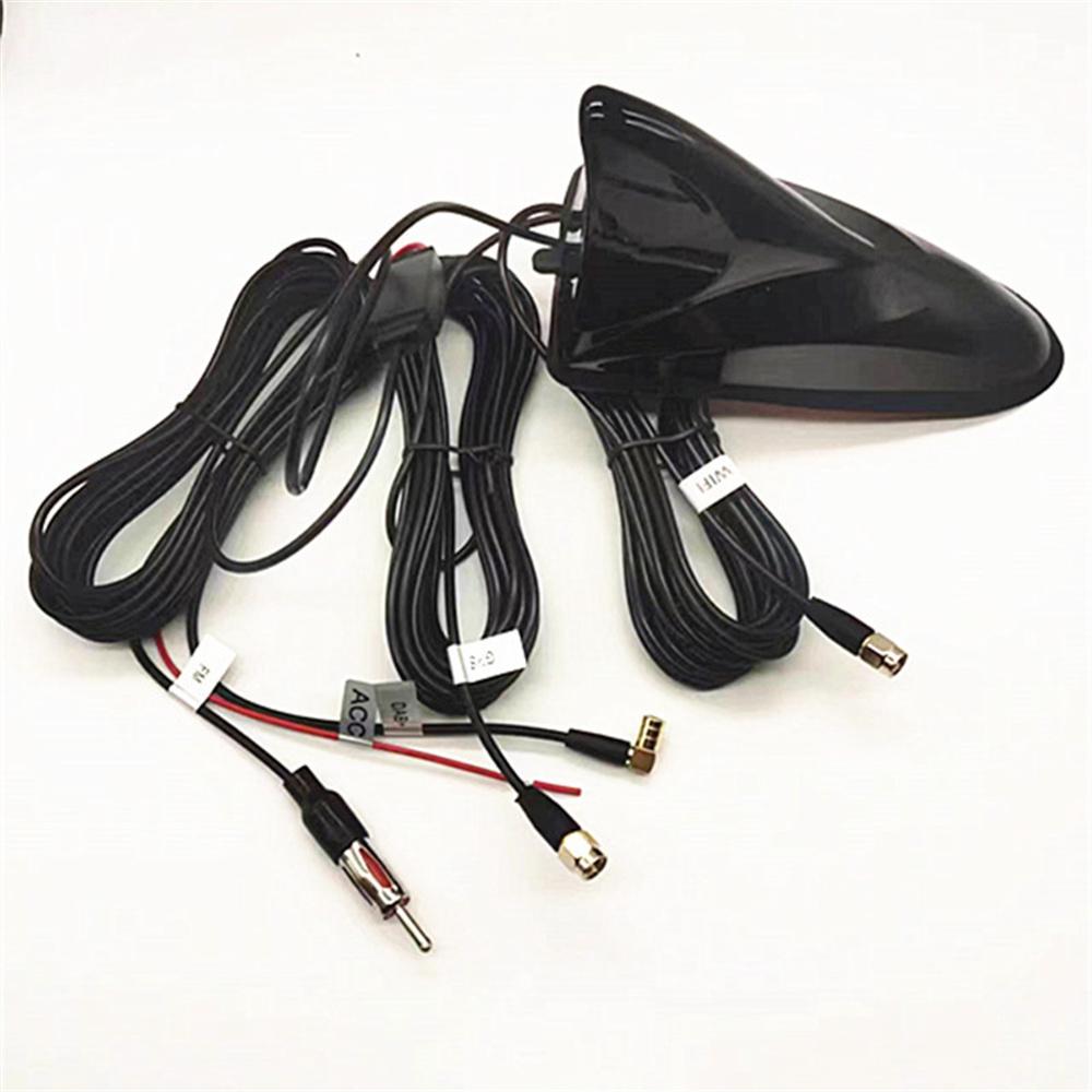 Car Roof Shark Fin Antenna DAB+GPS+FM+WIFI Car Stereo Radio Amplifier Support GLONASS 1602MHZ