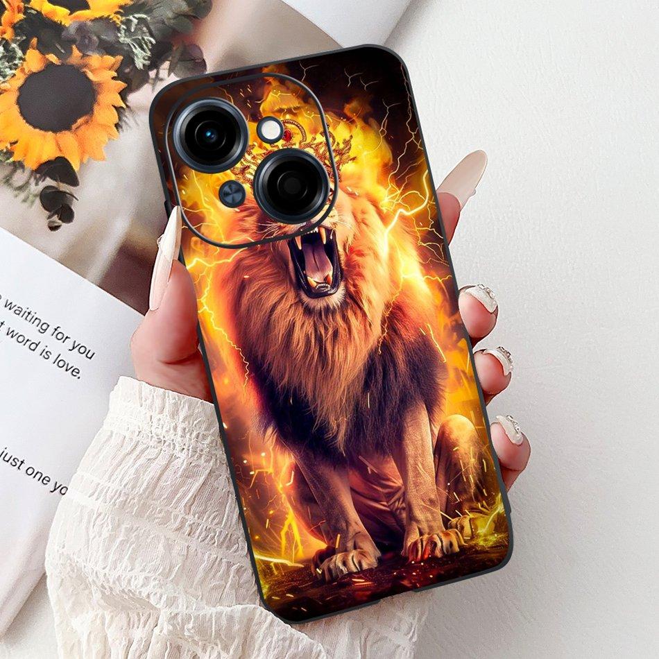 For Tecno Spark Go 1 Fashion Cool Pattern Phone Case For Tecno Spark Go 2025 Go1 Black Silicone Soft Cases