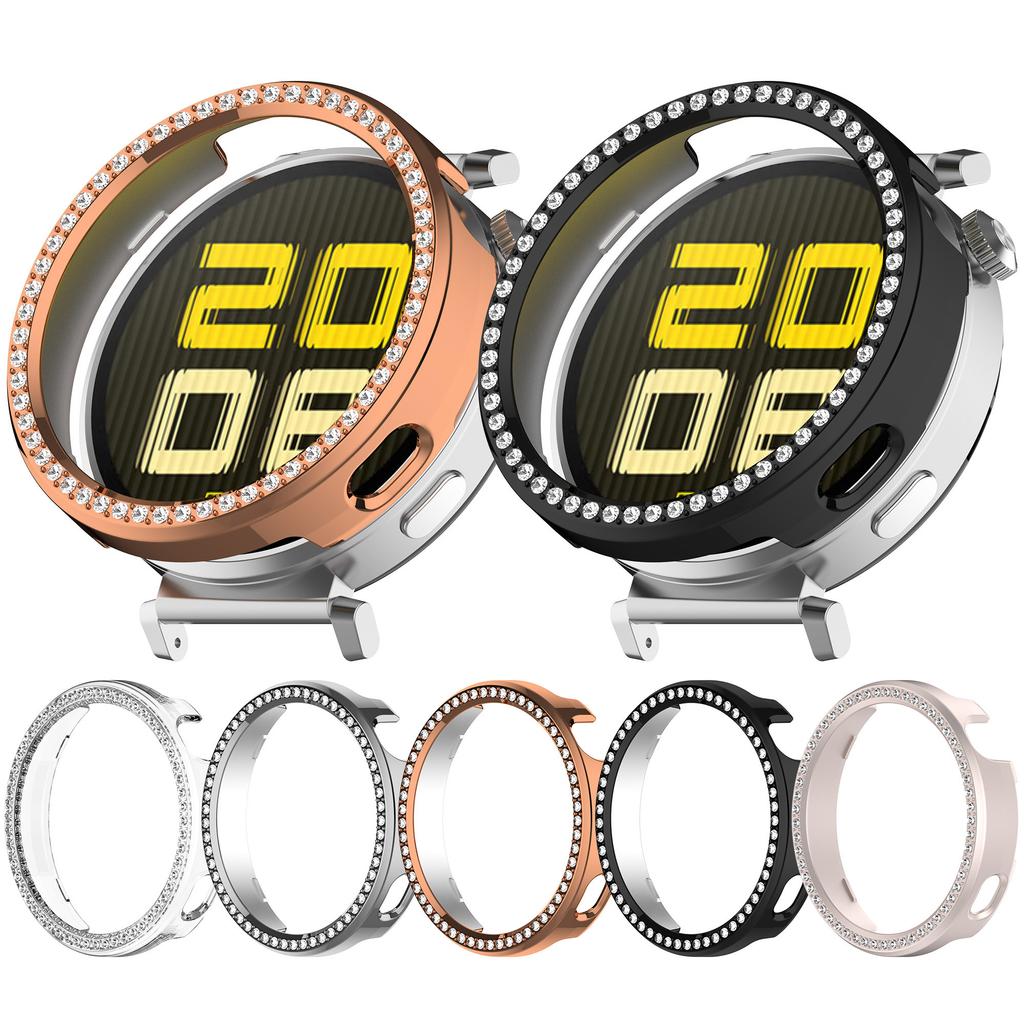 For Huawei Watch GT 5 41mm/GT 4 41mm PC Case Rhinestone Decor Smartwatch Protective Cover