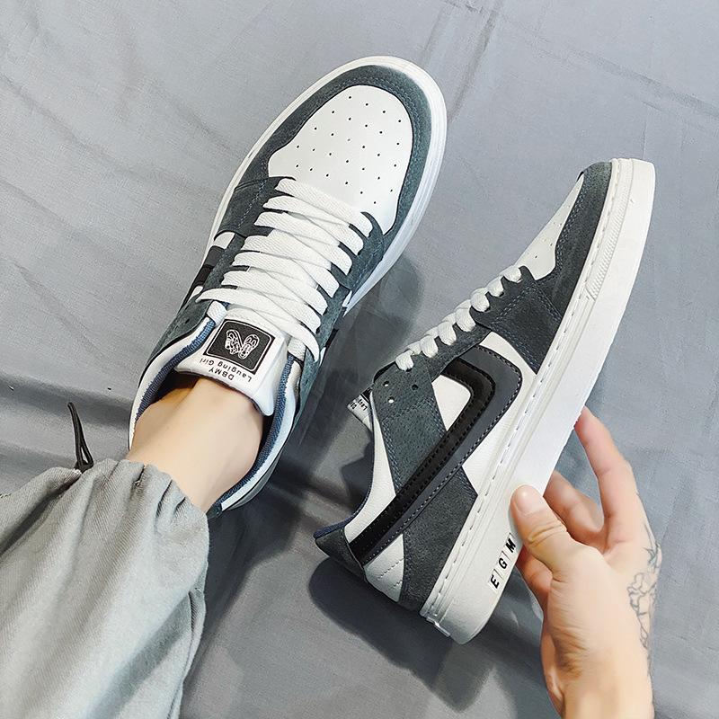 

AJ men s shoes spring new Internet celebrity casual board shoes men s spring air force one Korean version of all-match tide shoes 39