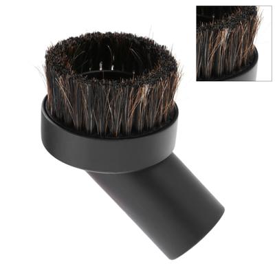 Horsehair Brush Head, 32mm Vacuum Cleaner Attachment,   Round Dusting Brush with Soft   for Cleaning Furniture, Venetian Blinds, Bathro