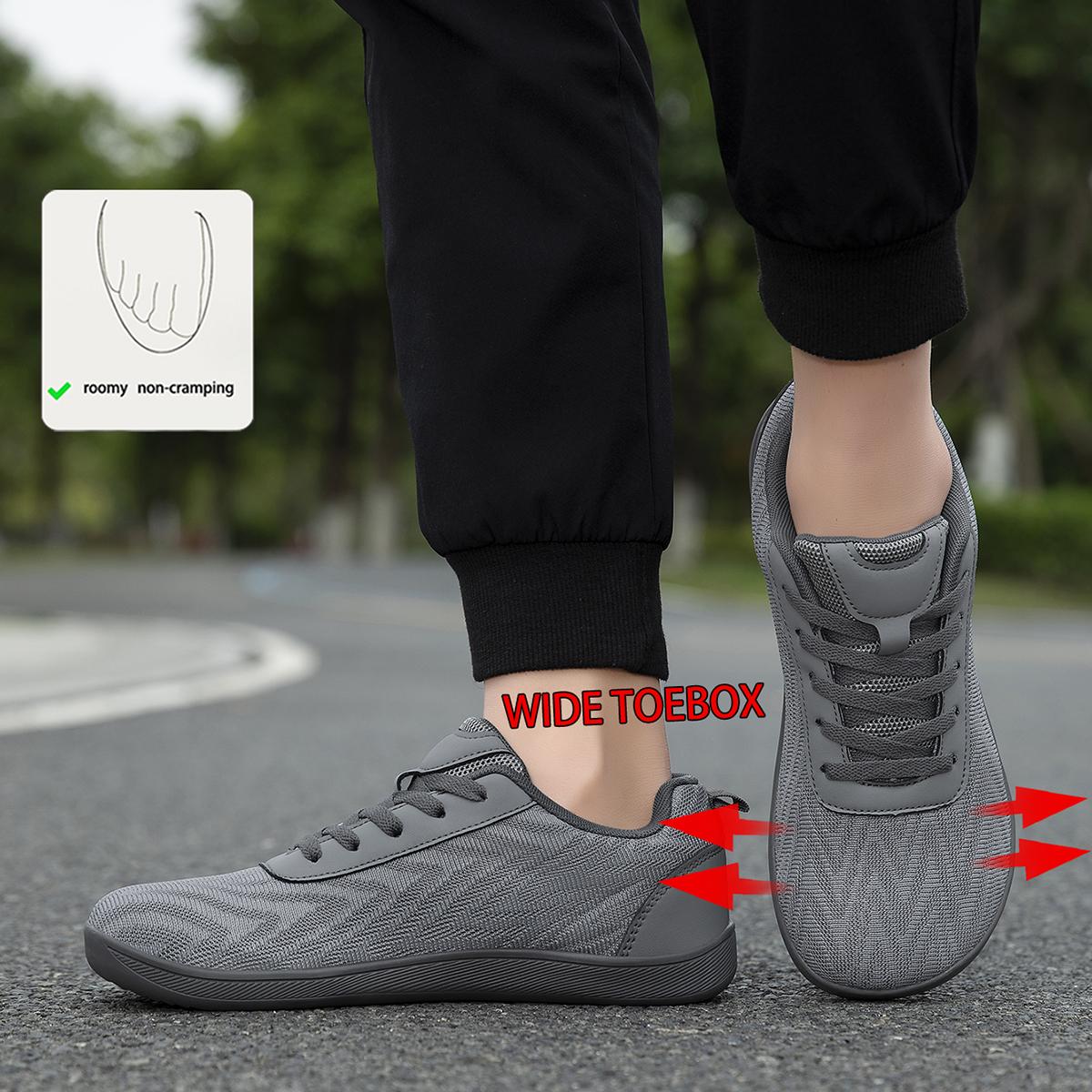 Men Wide Fit Walking Shoes Cushioned Thick Sole Comfortable Outdoor Sneakers for Daily Travel and Long Walks daily wear daily wear 39 чёрный