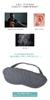 CHARM Made in Japan Organic Cotton Eye Mask Blindfold 100% [One Size/Dark Gray] Sleeping, Travel, Blackout,