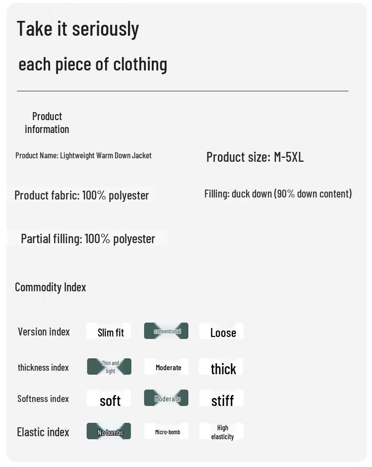 JEEP Unisex Stand-Collar Down Jacket