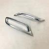 1 Pair Chrome Rear Bumper Fog Light Cover Trim Decor For Toyota Camry