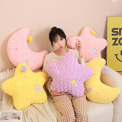 Ins Wind Star Moon Pillow Girls Sleeping Children's Doll Plush Toys Bed Cushion 520 Gifts