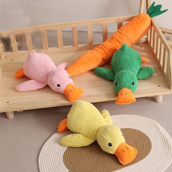 Dingdongpet Pet Quack Quack Giant Duck Attachment Doll, Yellow, 1 Piece