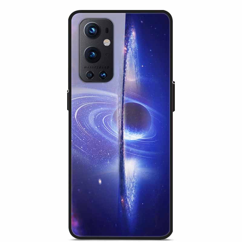 Phone Cases for One Plus 9 Tempered Glass Hard PC Back Cover For OnePlus 9 EU Version Case for Oneplus9 Funda Shells