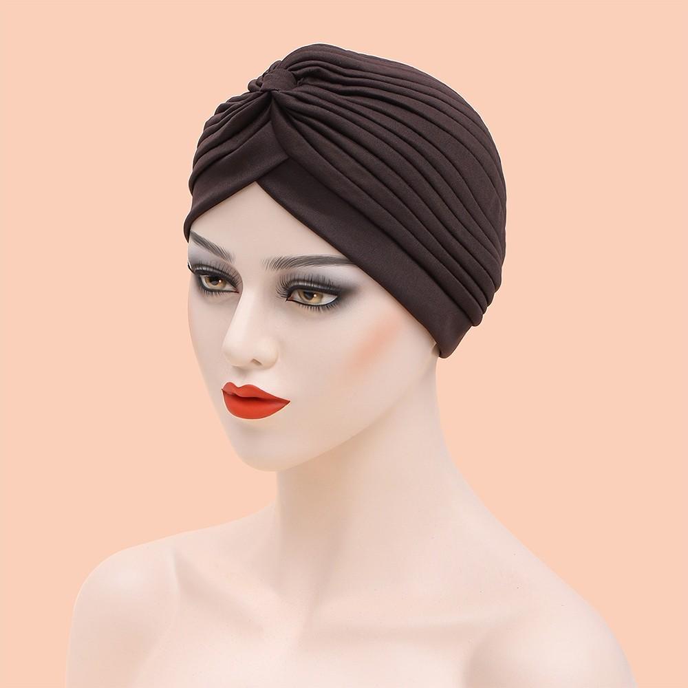 Women's Muslim Head Scarf Turban Cap Stretchable Hat for Hair Loss & Chemo