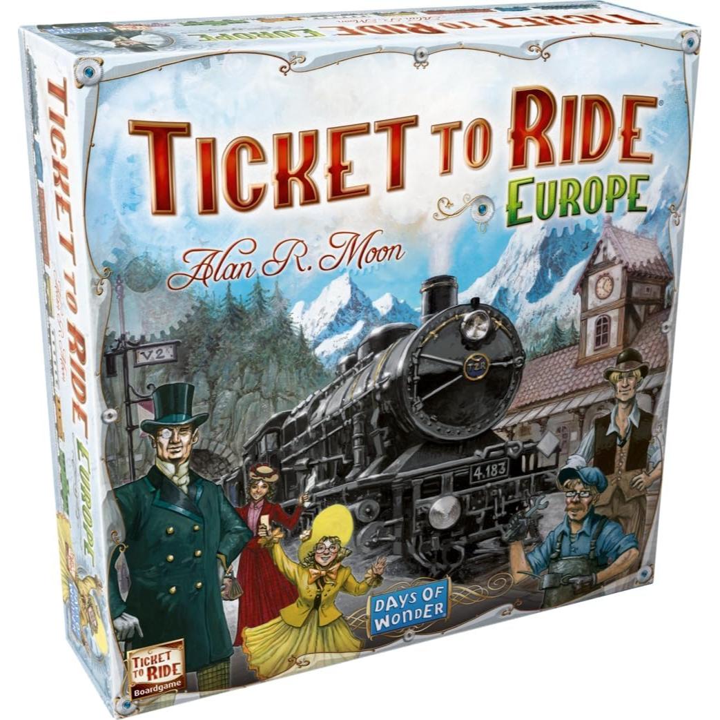 

Настольная игра Ticket to Ride Приключение на поезде через всю страну для друзей, семьи, стратегические игры, 2-5 игроков, 30-60 минут игрового времени, карточная