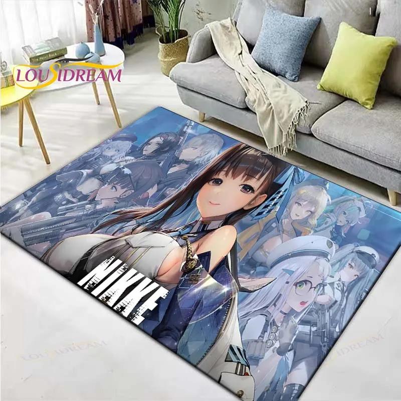 Hot Game Characters Nikke Goddess of Victory Carpet Outdoor Rug Area Rug Non-slip Carpet Bedroom Decor Carpet for Gift