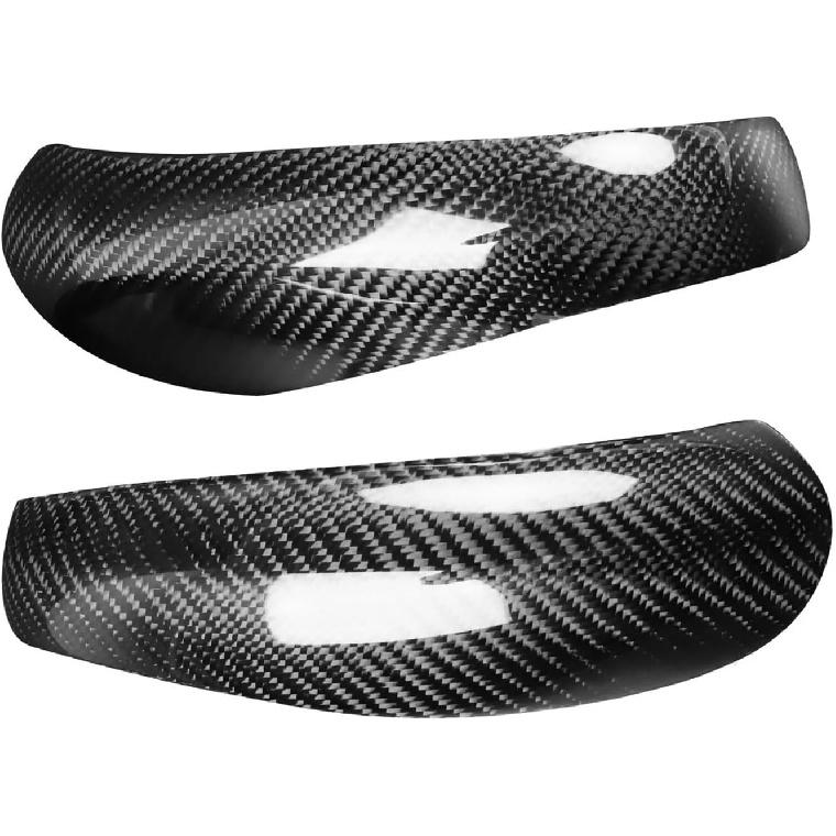 

2Pcs Rearview Mirror Cover Add-on Carbon Fiber Cap Compatible For-Porsche Boxster/Cayman 997 911 987 Car Side Mirror