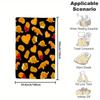 1pc Creative Chicken Nuggets Theme Printed Flannel Blanket, Gift Square Blanket Is Soft And Comfortable, Suitable For Adults At