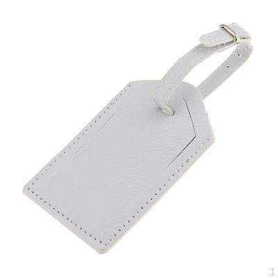 1 Piece Leather Luggage Tag Travel Accessories Multi Color for Choose