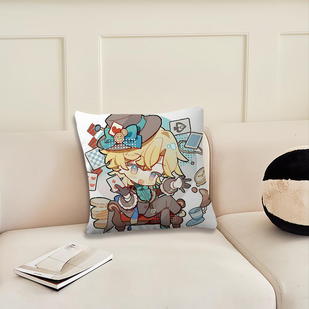 Hot Game Honkai Star Rai cushion cover Pillow Cover Decoration Room Home Sofa living Office Car Nordic Simplicity