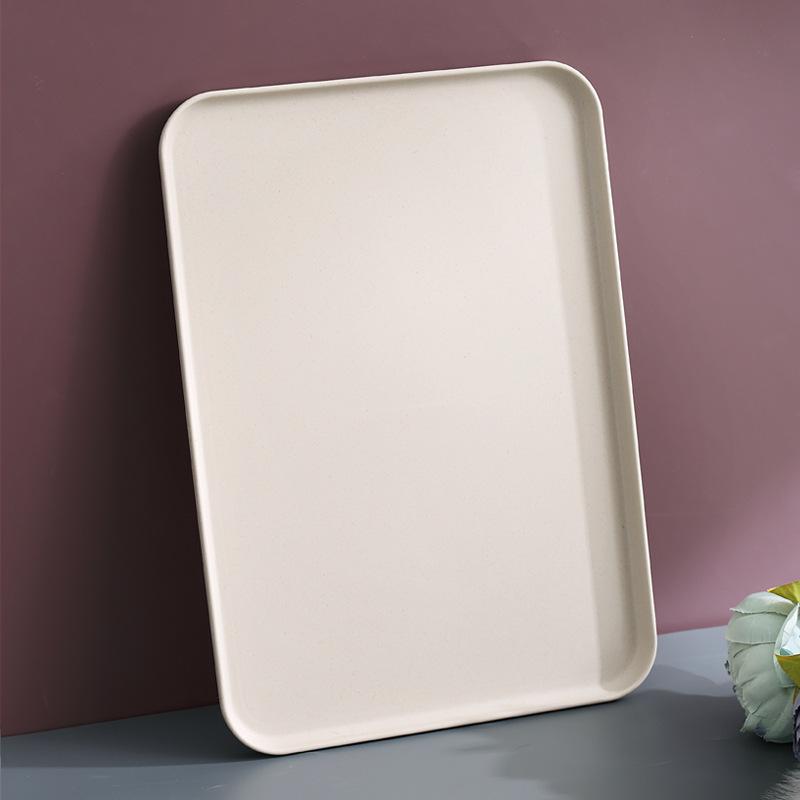 Tea Tray Living Room Cup Tea Cup Tray Household Rectangular Water Cup Tea Cup Tray Fruit Tray Nordic Plastic