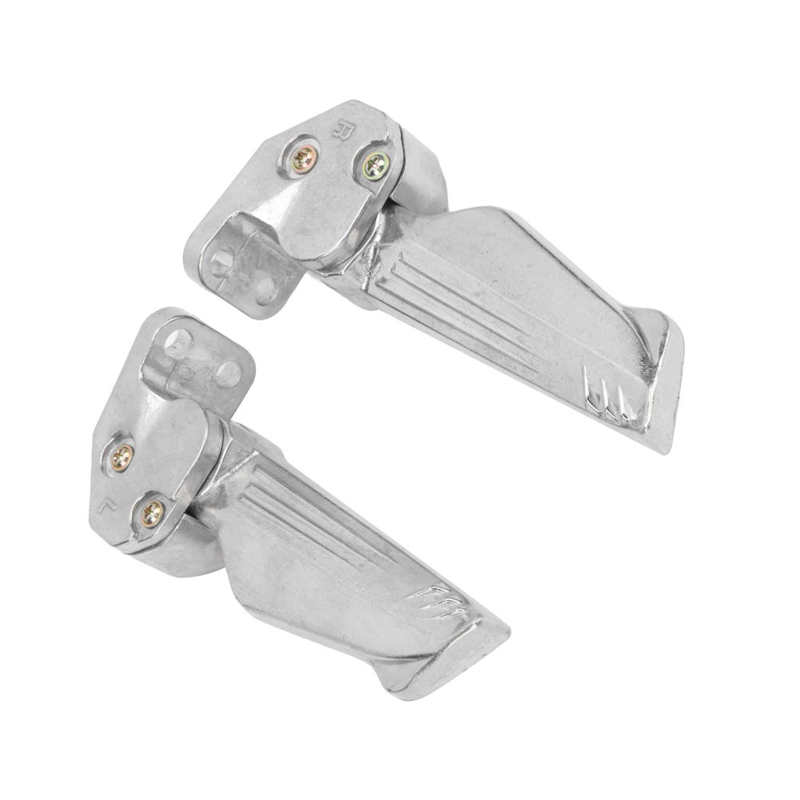 Motorbike Parts Pair of Motorcycle Foot Pegs Pedal Automatic Telescopic Aluminum Alloy Footrests Universal Foot