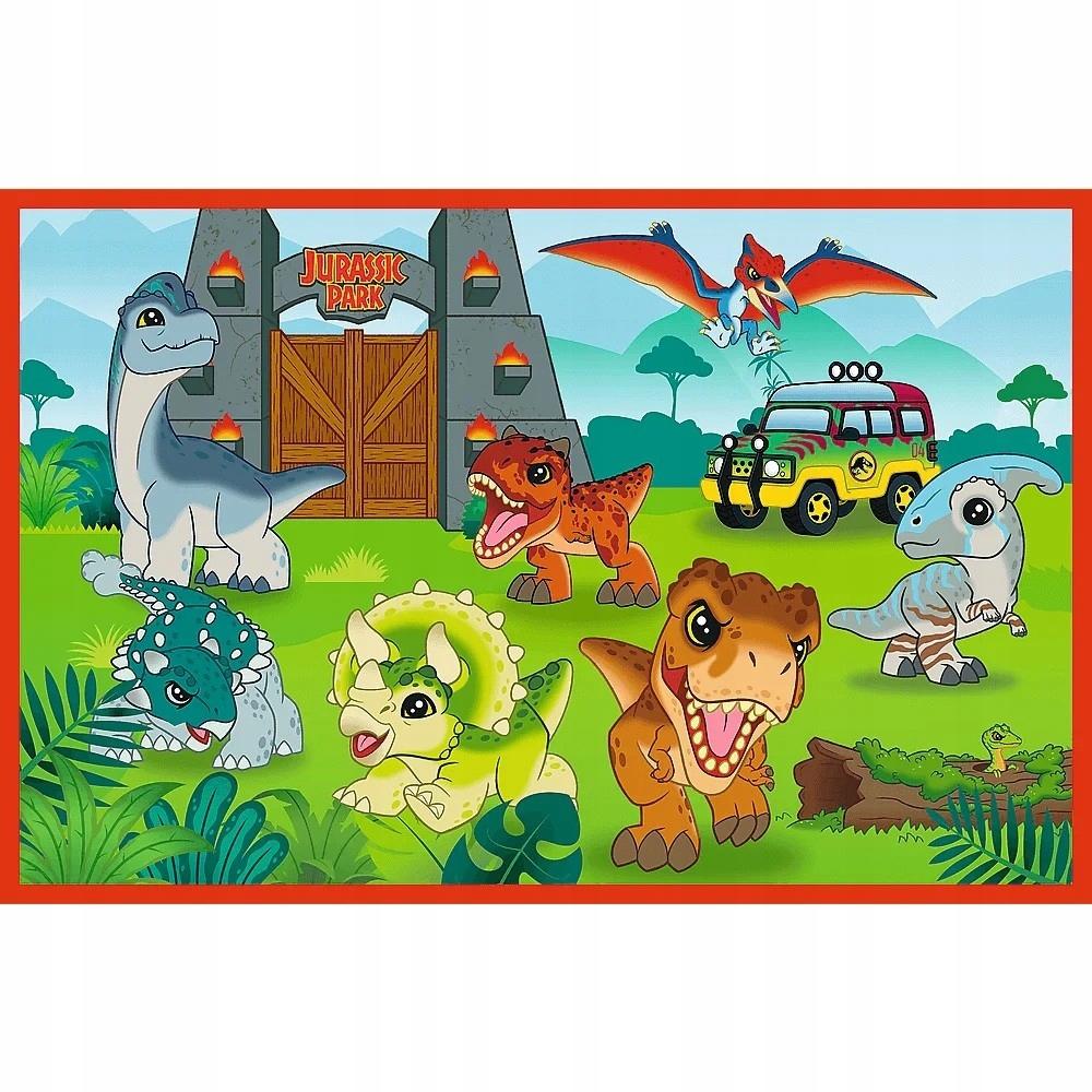 PUZZLE 2X24 MAŁE DINOZAURY 34437