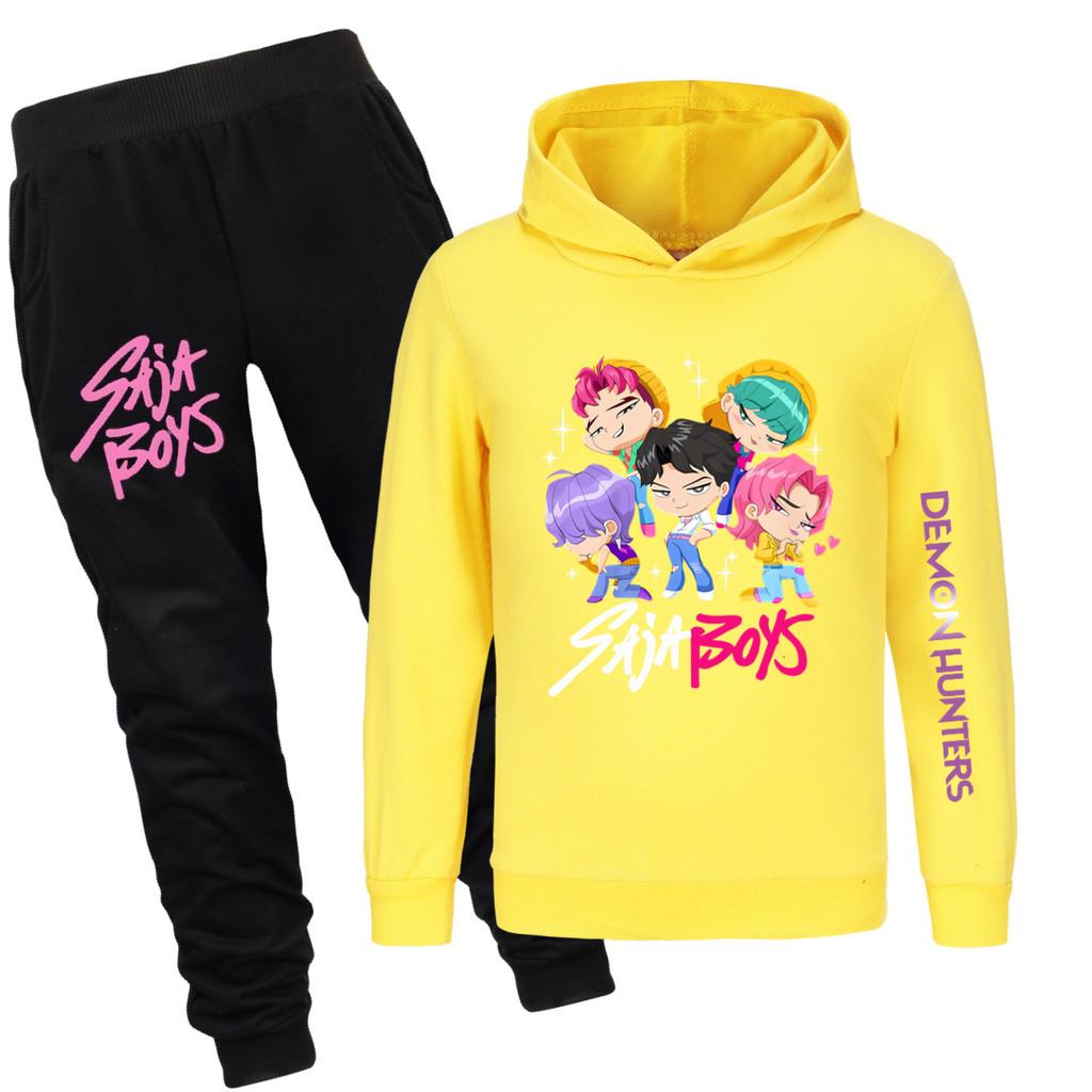 4988x Kids Girls Rumi Zoey Mira Print Hoodies Pants Trouser Clothes Set