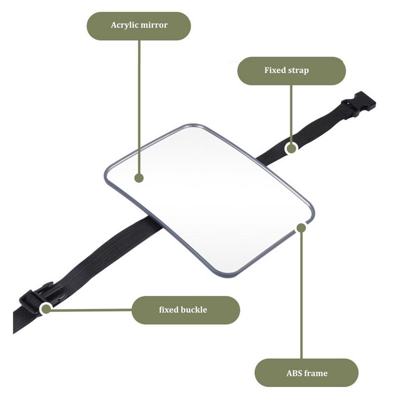 Baby Car Seat Mirror Shatterproof Backseat Mirror Car Baby Mirror Acrylic Safety Car Seat Mirror Car Interior Rearview Baby