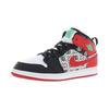 Air Jordan 1 Mid SE PS Ugly Christmas Sweater Kids Sneakers Red White Black DM1210-150