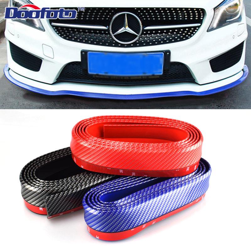 2.5M Universal Rubber Front Bumper Lip Splitter & Spoiler Protector – Fits Most Cars, Trucks & SUVs